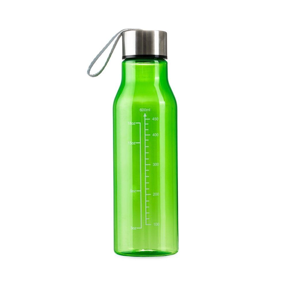 Garrafa plástica 615ml DR1969 na cor Verde, brinde personalizado Sky Brindes