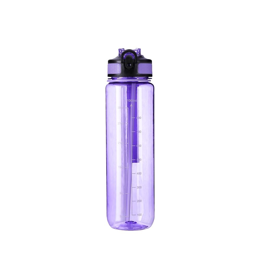 Squeeze plástico 1,05l DR1970 na cor Roxo, brinde personalizado Sky Brindes
