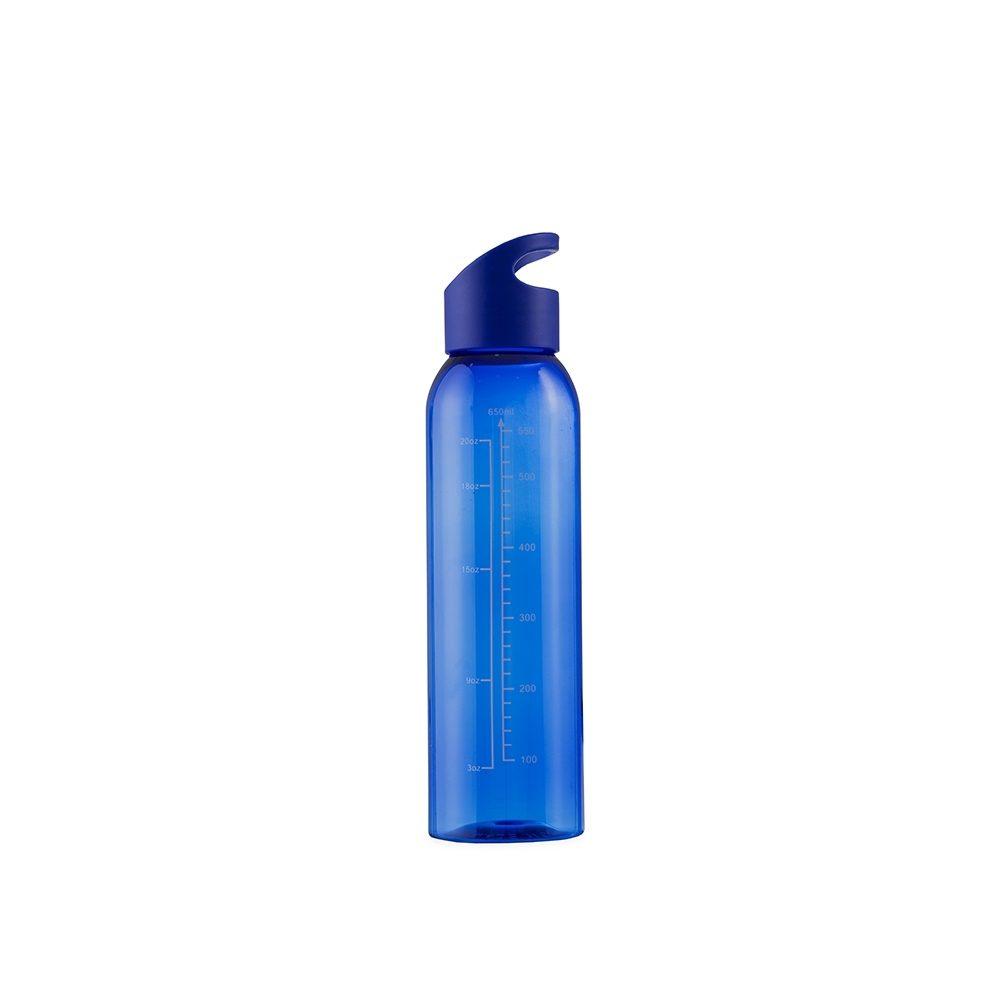 Garrafa plástica 700ml DR1977 na cor Azul, brinde personalizado Sky Brindes