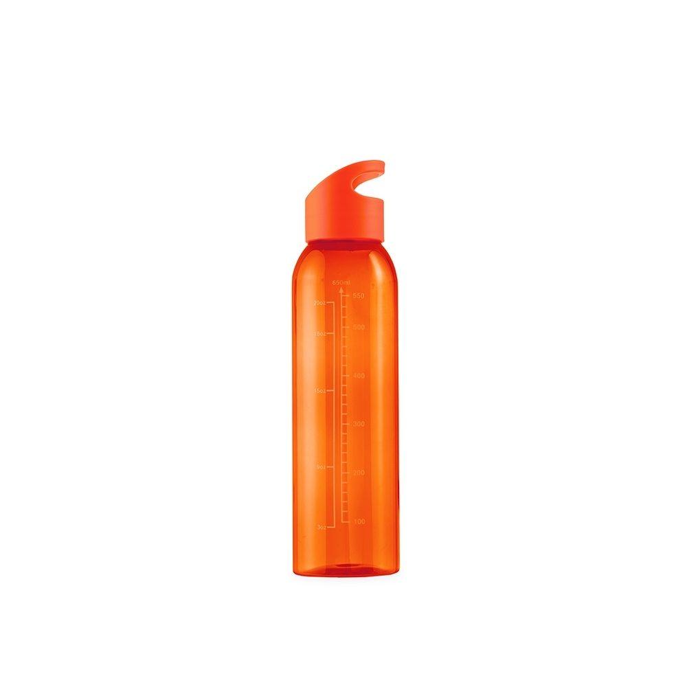 Garrafa plástica 700ml DR1977 na cor Laranja, brinde personalizado Sky Brindes