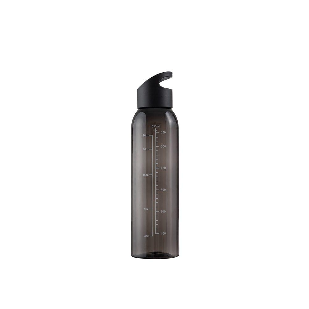 Garrafa plástica 700ml DR1977 na cor Preto, brinde personalizado Sky Brindes