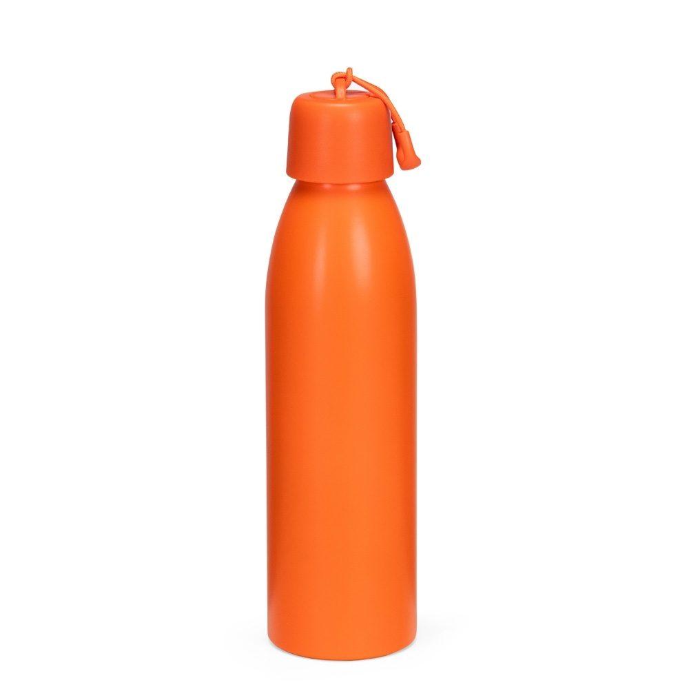 Garrafa térmica 500ml DR1983 na cor Laranja, brinde personalizado Sky Brindes
