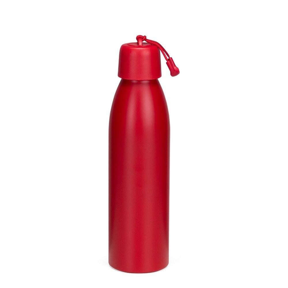 Garrafa térmica 500ml DR1983 na cor Vermelho e inox, brinde personalizado Sky Brindes