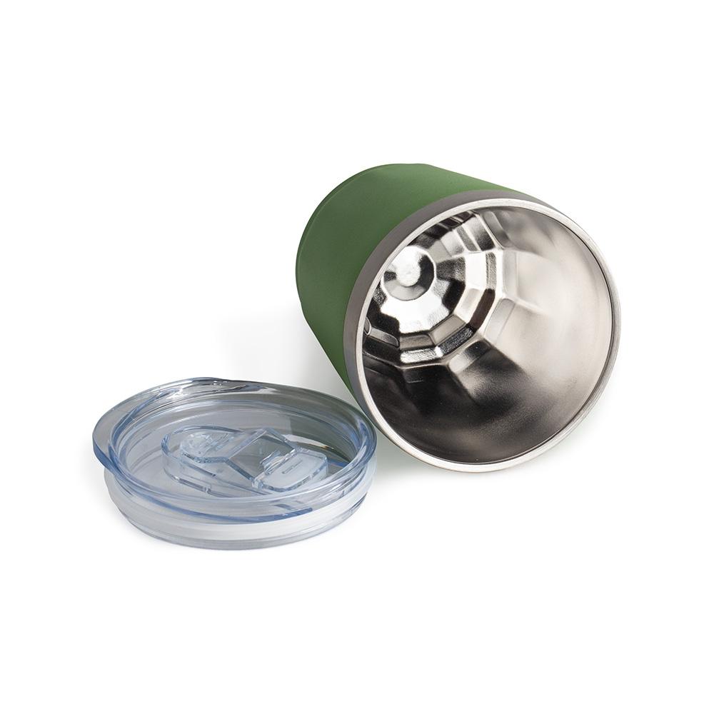Copo térmico 200ml DR1987 na cor Verde, brinde personalizado Sky Brindes