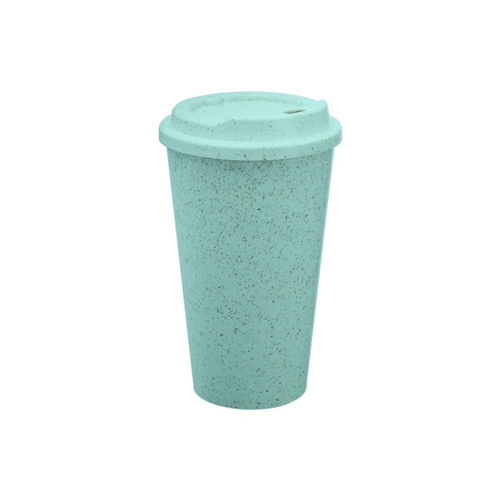 Copo fibra de arroz 550ml DR1998 na cor Azul, brinde personalizado Sky Brindes