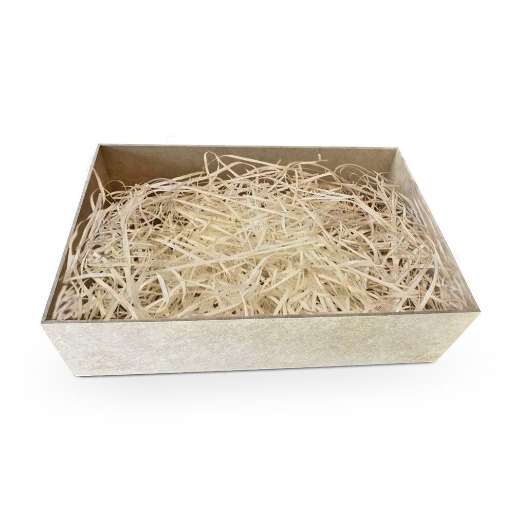 Caixa em MDF com Berço e Palha DV1237 na cor Único, brinde personalizado Sky Brindes