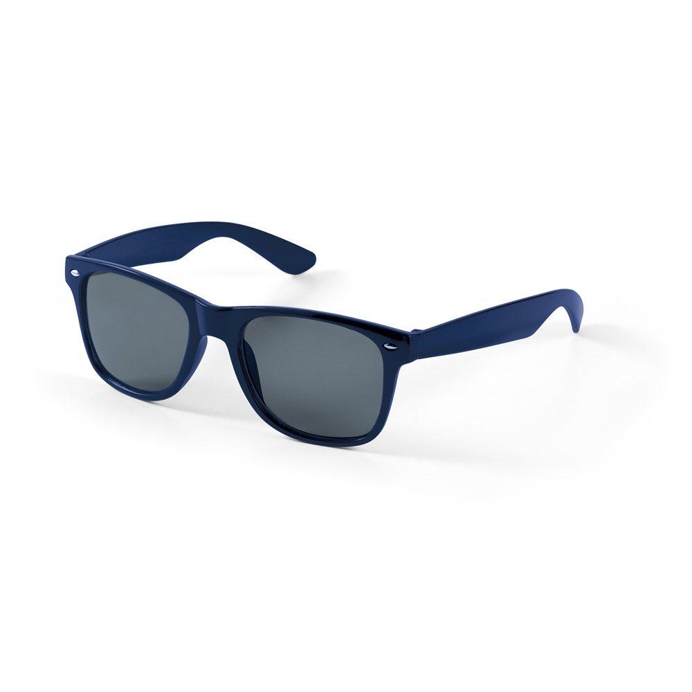 Óculos de sol em PC DV1238 na cor Azul, brinde personalizado Sky Brindes