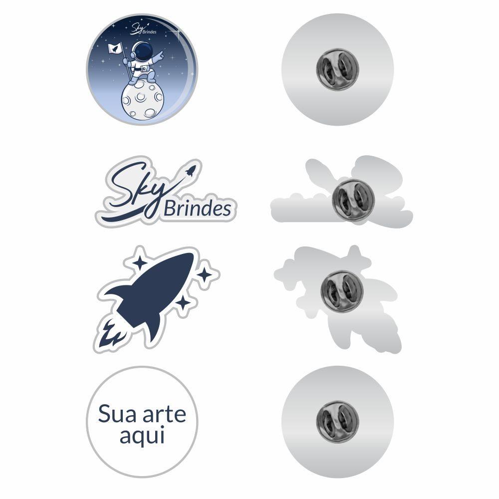 Pin Resinado DV1239 na cor Único, brinde personalizado Sky Brindes