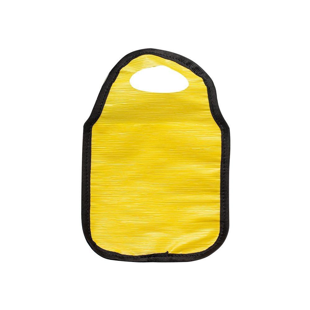 Lixocar em Plástico Reciclável DV1252 na cor Amarelo, brinde personalizado Sky Brindes