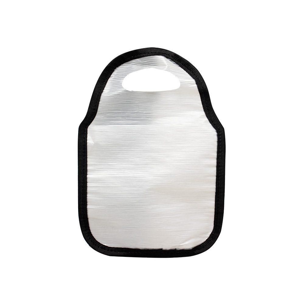 Lixocar em Plástico Reciclável DV1252 na cor Branco, brinde personalizado Sky Brindes