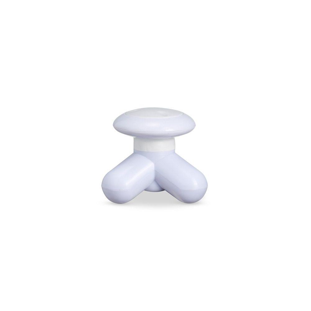 Mini Massageador DV1253 na cor Branco, brinde personalizado Sky Brindes