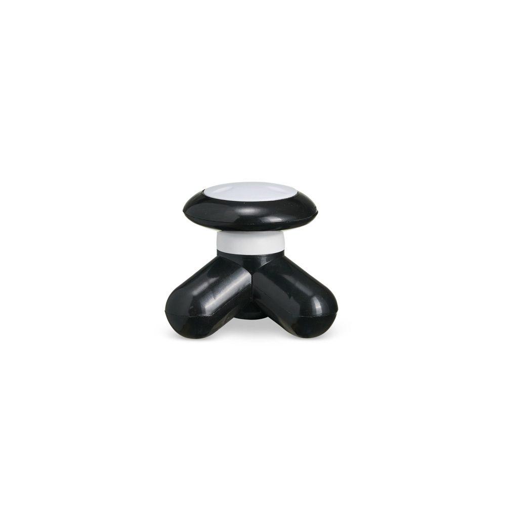 Mini Massageador DV1253 na cor Preto, brinde personalizado Sky Brindes
