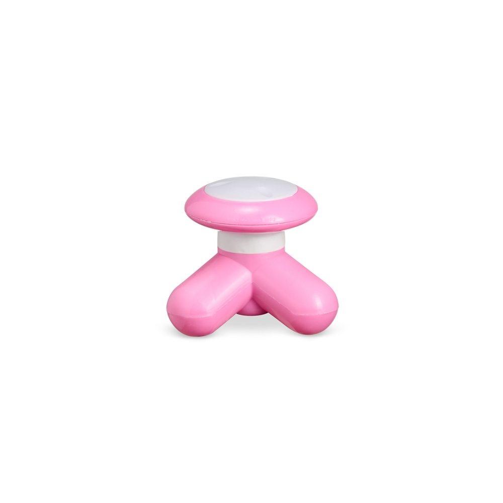 Mini Massageador DV1253 na cor Rosa, brinde personalizado Sky Brindes