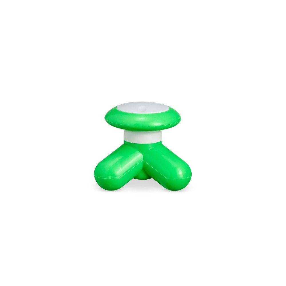 Mini Massageador DV1253 na cor Verde, brinde personalizado Sky Brindes