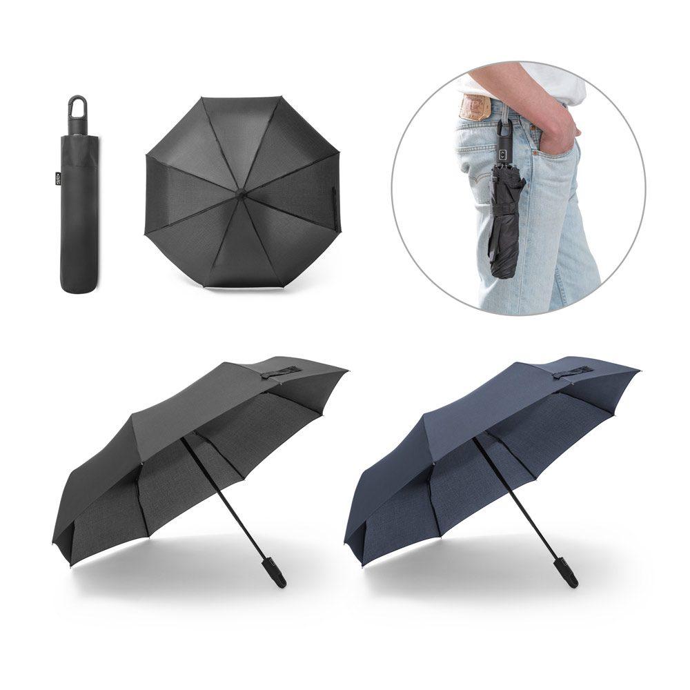Guarda-chuva em Poliéster DV1273 na cor Azul, brinde personalizado Sky Brindes