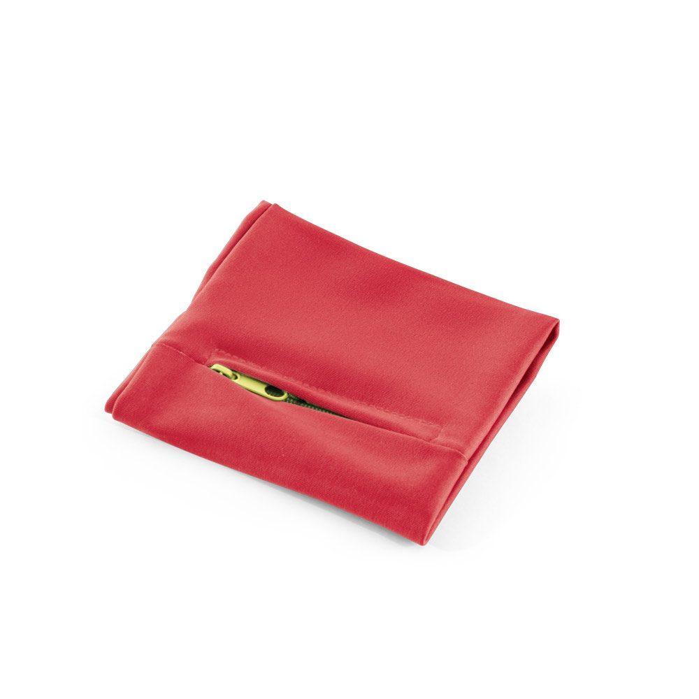 Punho Elástico DV1282 na cor Vermelho, brinde personalizado Sky Brindes