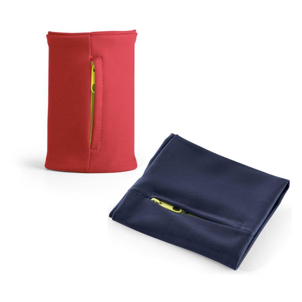 Punho Elástico DV1282 na cor Vermelho, brinde personalizado Sky Brindes