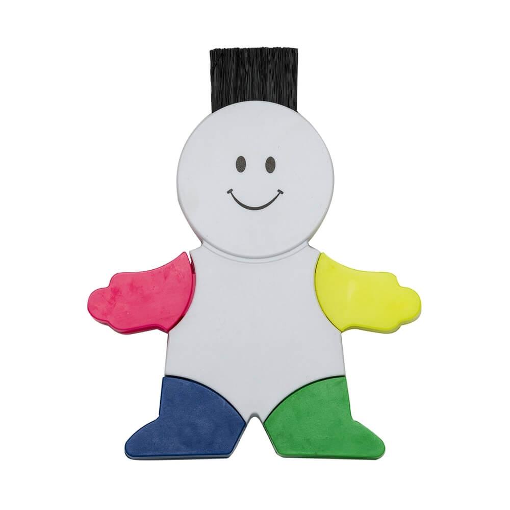 Marca Texto Boneco DV1283 na cor Único, brinde personalizado Sky Brindes