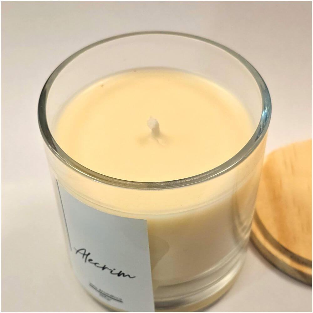 Vela aromática Copo 265g DV1285 na cor Único, brinde personalizado Sky Brindes