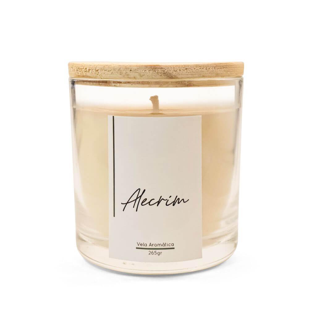 Vela aromática Copo 265g DV1285 na cor Único, brinde personalizado Sky Brindes