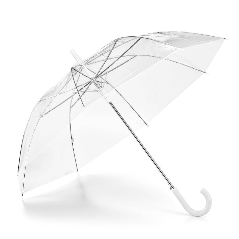 Guarda-chuva Transparente DV1292 na cor Transparente, brinde personalizado Sky Brindes