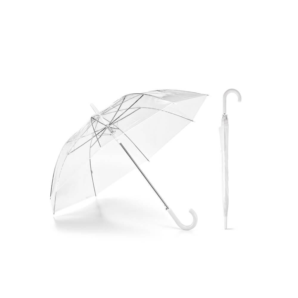 Guarda-chuva Transparente DV1292 na cor Transparente, brinde personalizado Sky Brindes