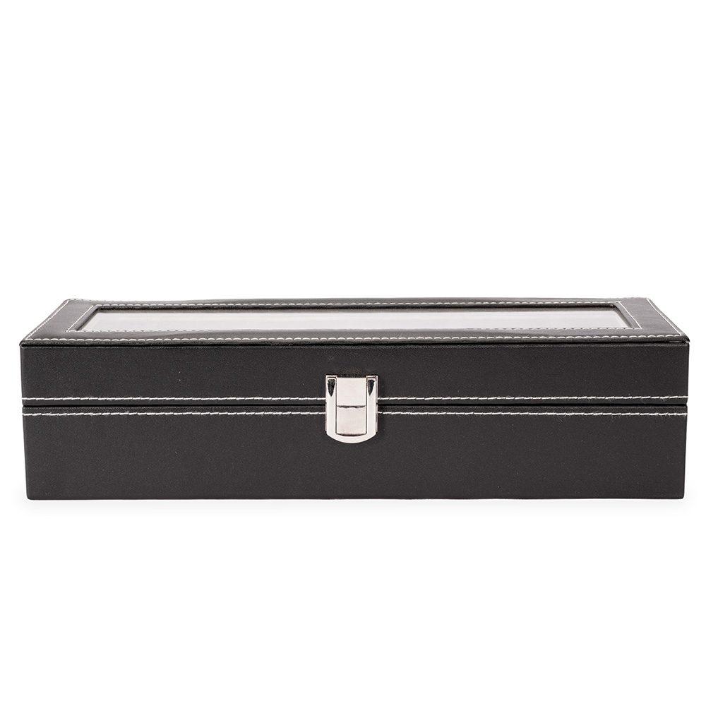 Porta-Relógios DV1294 na cor Preto, brinde personalizado Sky Brindes