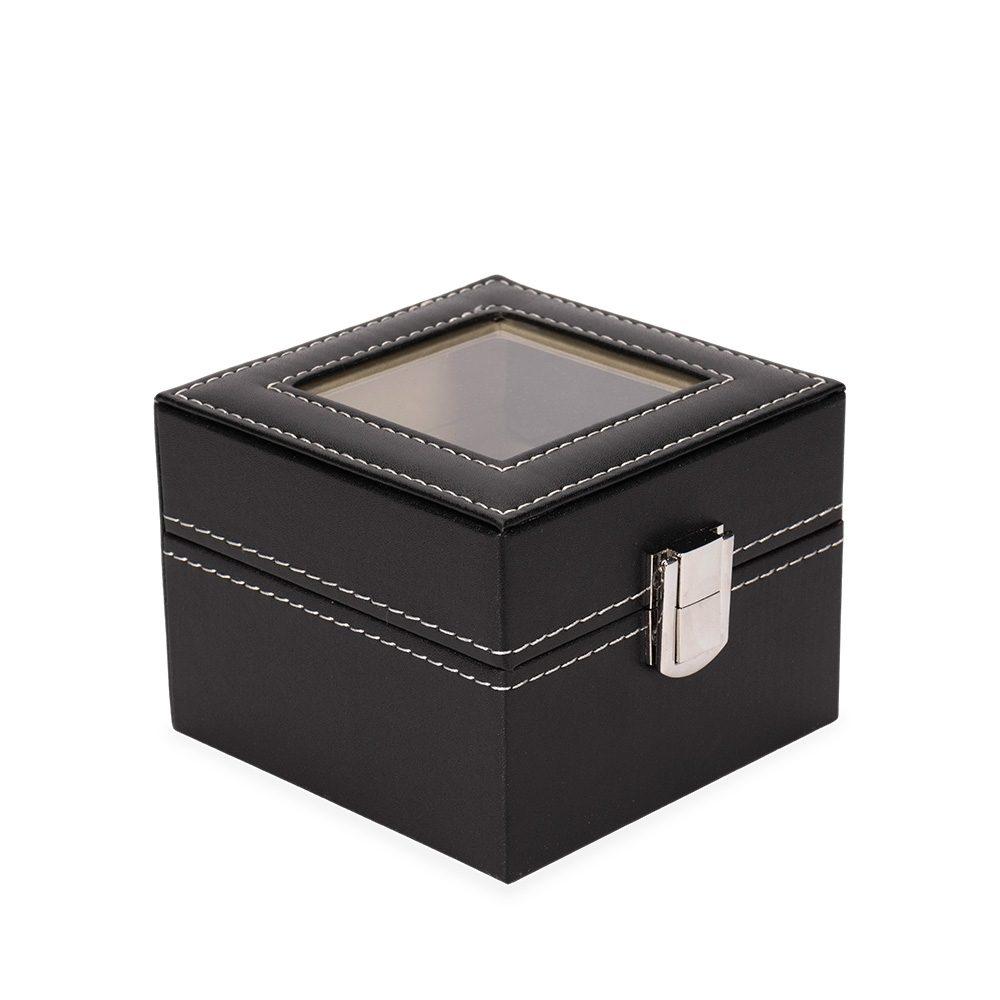Porta-Relógios DV1295 na cor Preto, brinde personalizado Sky Brindes