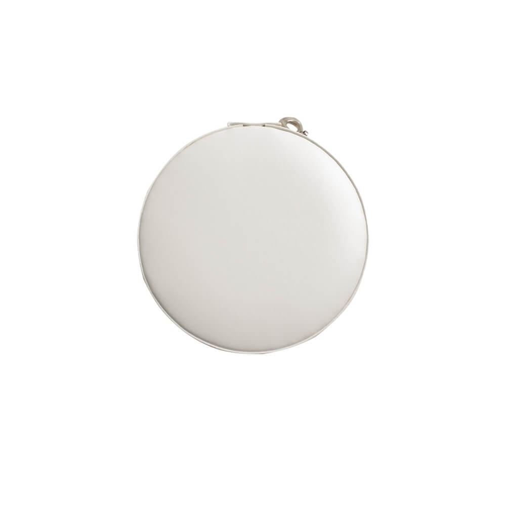 Porta-joias Couro Sintético DV1298 na cor Branco, brinde personalizado Sky Brindes
