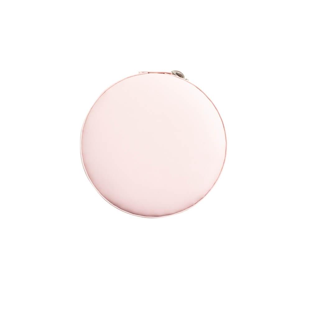 Porta-joias Couro Sintético DV1298 na cor Rosa, brinde personalizado Sky Brindes