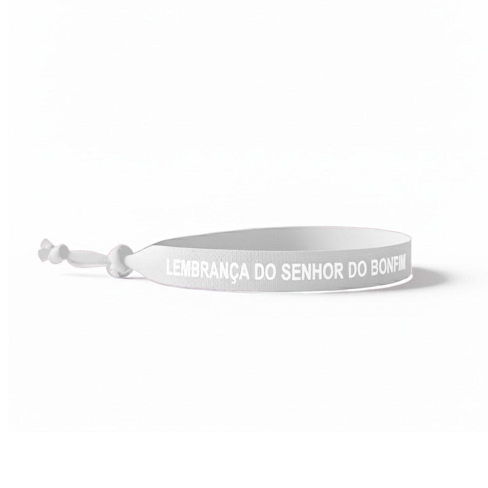 Fita Bonfim Personalizada DV1303 na cor Branco, brinde personalizado Sky Brindes