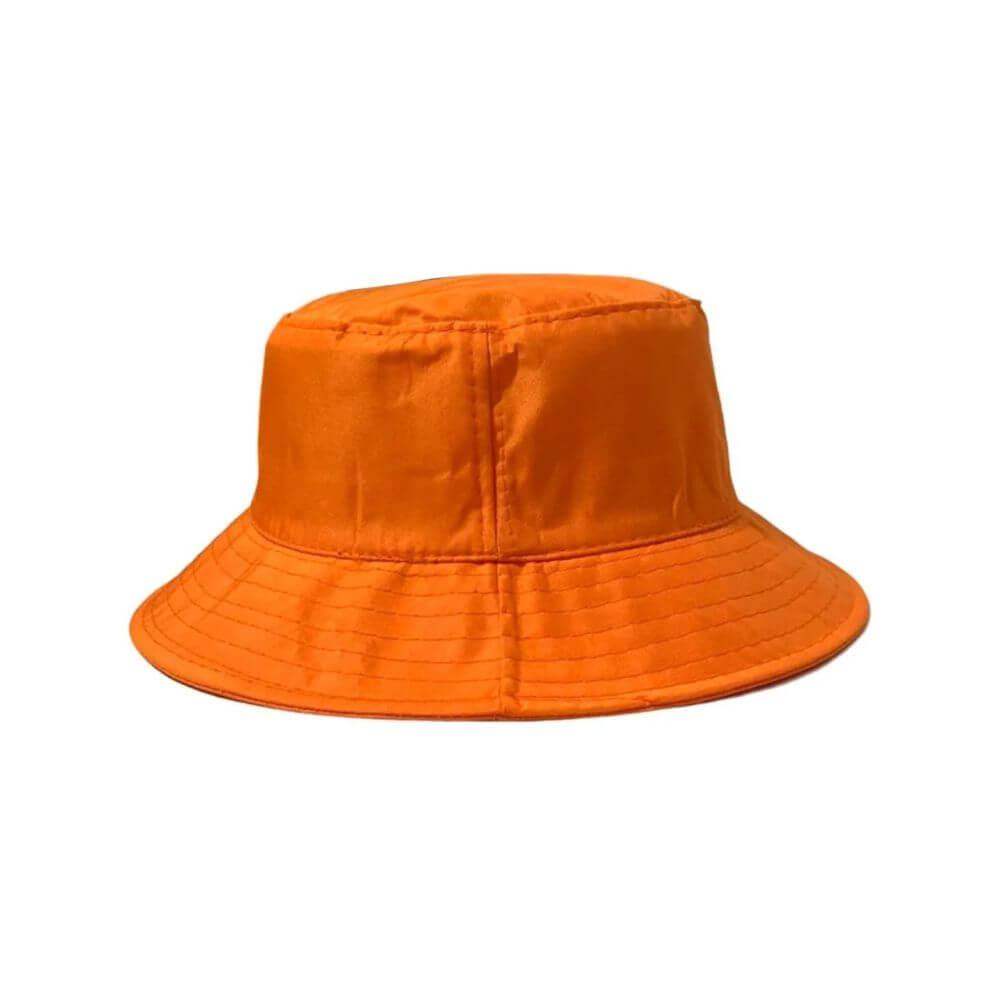 Chapéu Bucket DV1304 na cor Laranja, brinde personalizado Sky Brindes