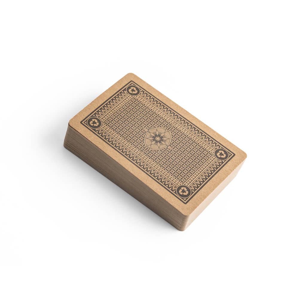 Baralho de 54 Cartas DV1310 na cor Preto, brinde personalizado Sky Brindes