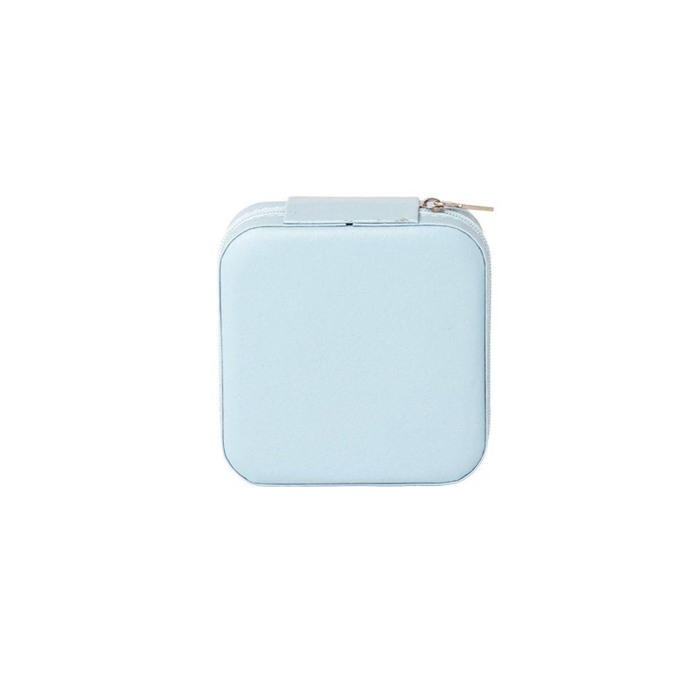 Porta-Joias DV1311 na cor Azul claro, brinde personalizado Sky Brindes