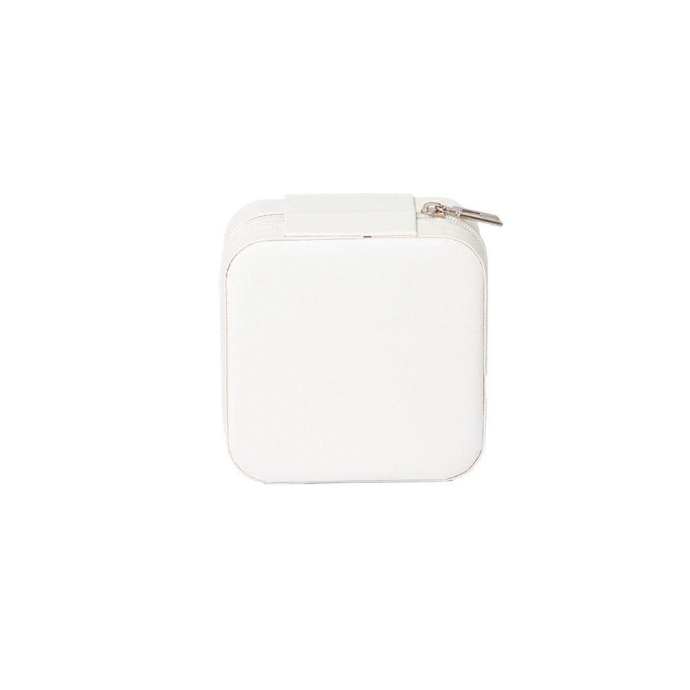 Porta-Joias DV1311 na cor Branco, brinde personalizado Sky Brindes