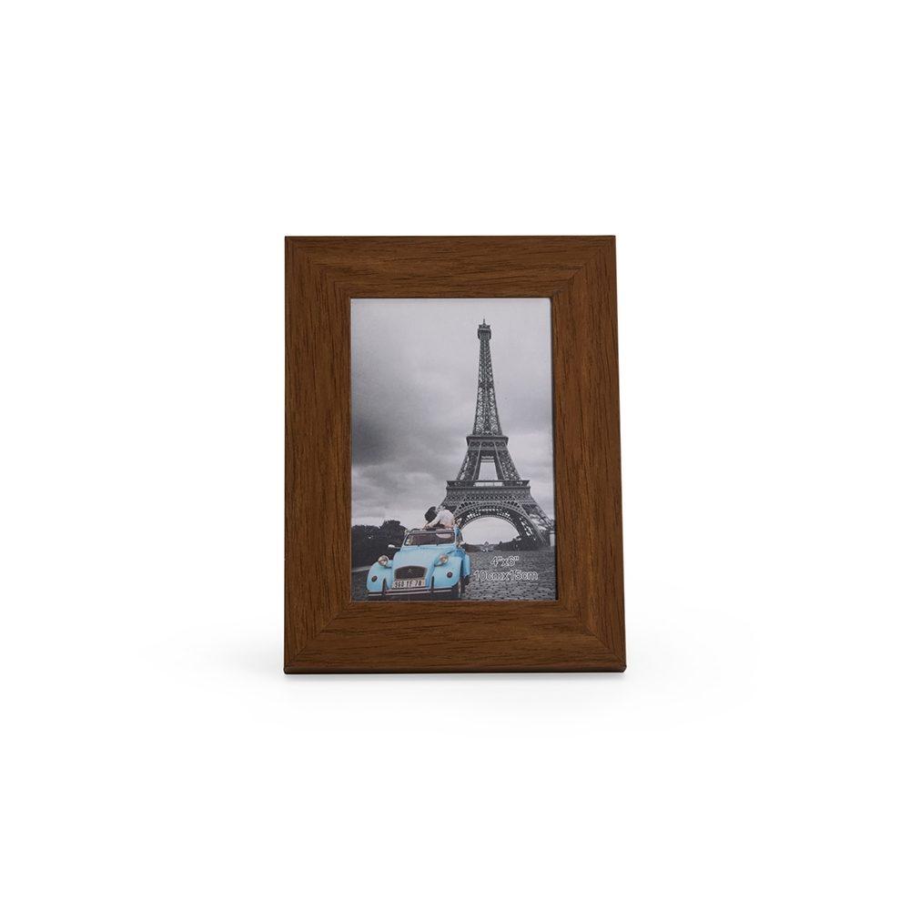 Porta-Retrato PVC DV1312 na cor Marrom, brinde personalizado Sky Brindes