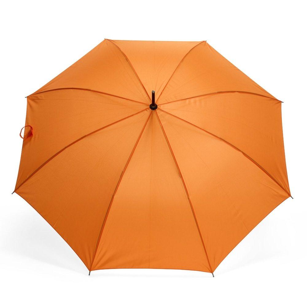 Guarda-chuva Automático DV1314 na cor Laranja, brinde personalizado Sky Brindes