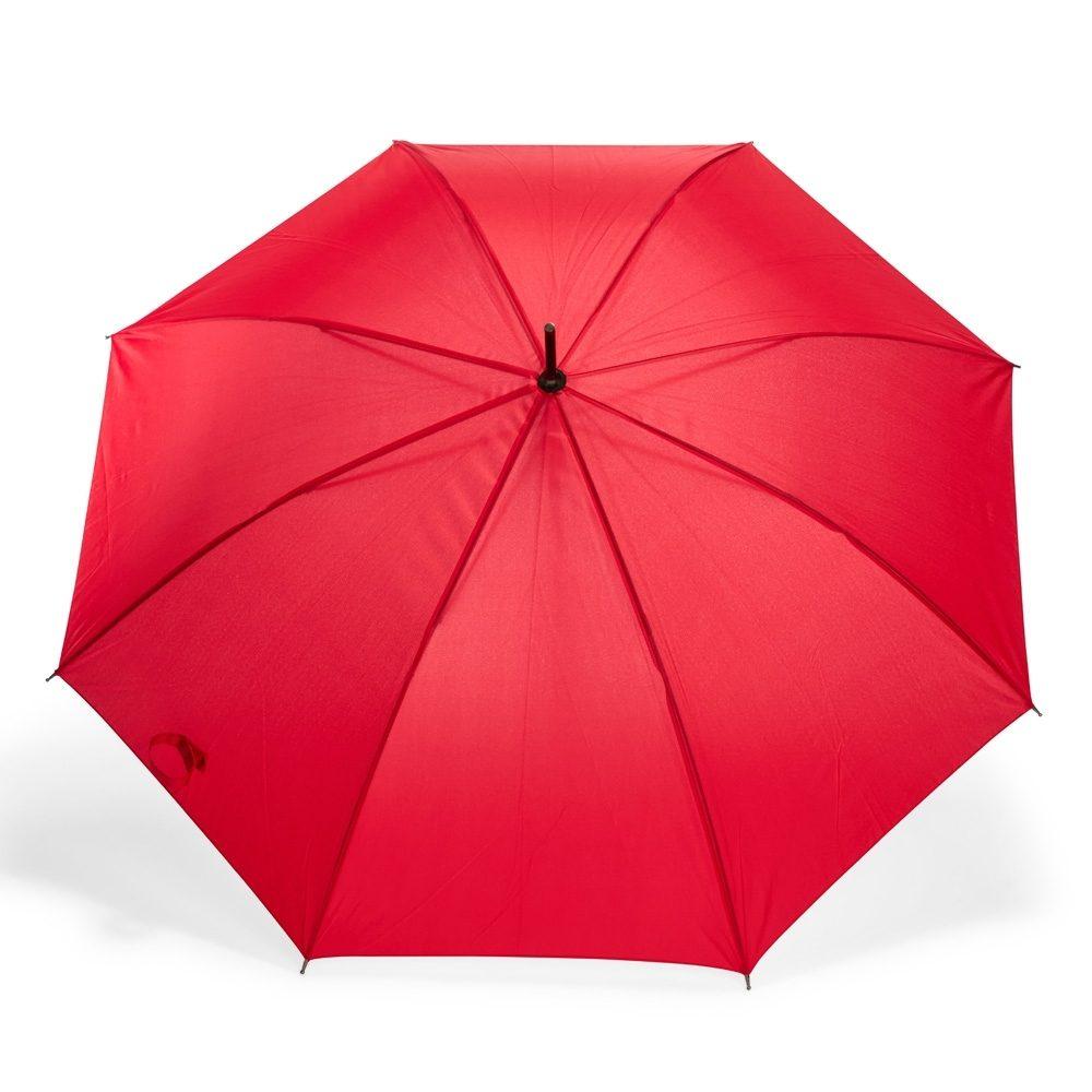 Guarda-chuva Automático DV1314 na cor Vermelho, brinde personalizado Sky Brindes