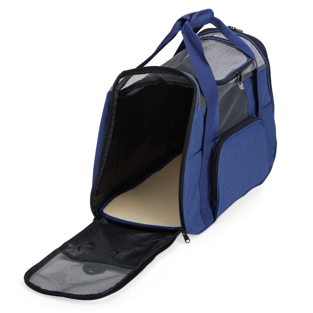 Bolsa para transporte de animais pet`s DV1319 na cor Cinza, brinde personalizado Sky Brindes