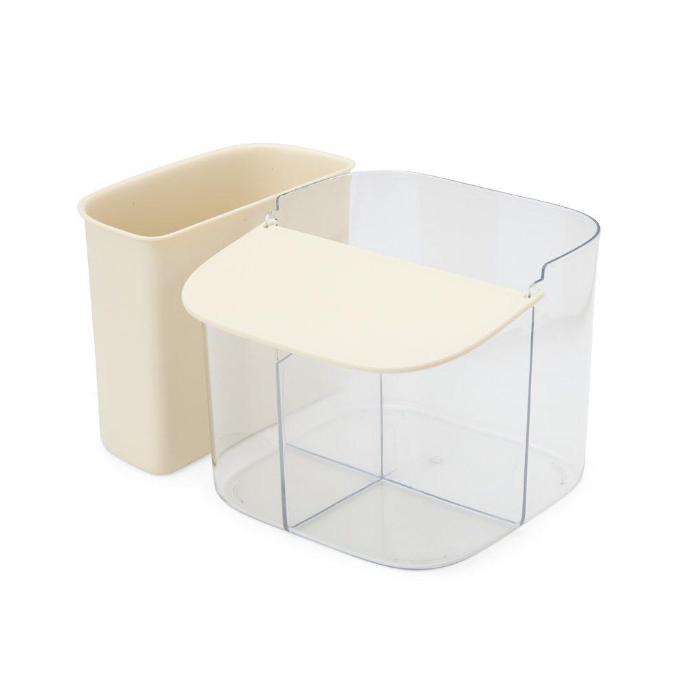 Organizador plástico DV1321 na cor Bege, brinde personalizado Sky Brindes