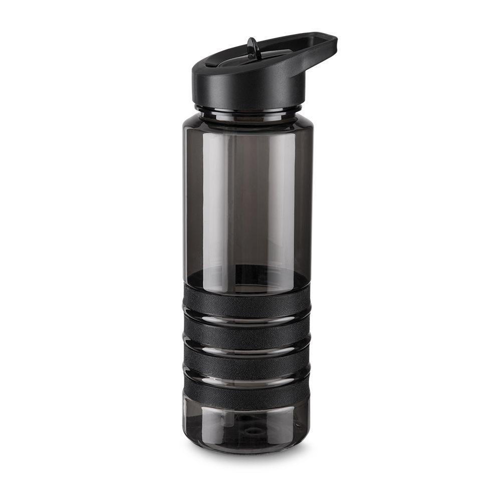 Squeeze Plástico 700ml. GA0018 na cor Preto, brinde personalizado Sky Brindes