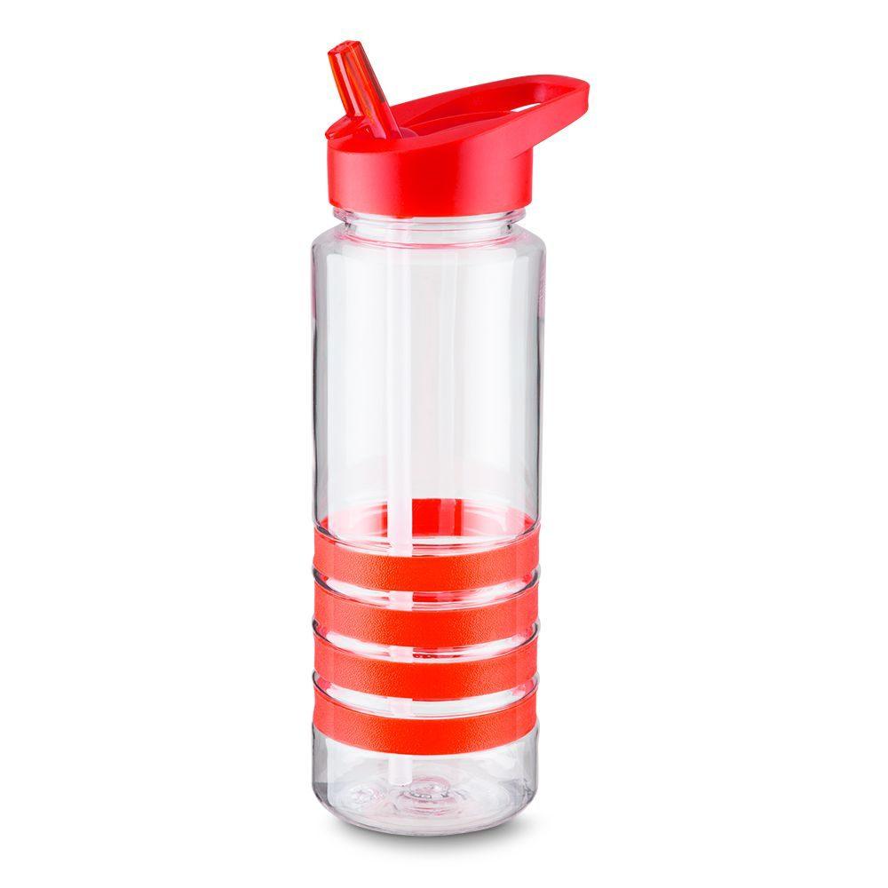 Squeeze Plástico 700ml. GA0018 na cor Vermelho, brinde personalizado Sky Brindes