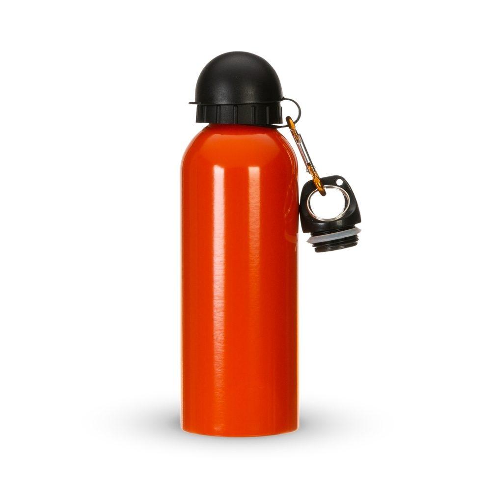 Squeeze metal 500ml GA0227 na cor Laranja, brinde personalizado Sky Brindes
