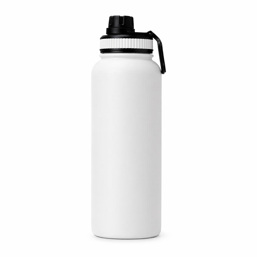 Garrafa térmica 1,2 lt GA1542 na cor Branco, brinde personalizado Sky Brindes