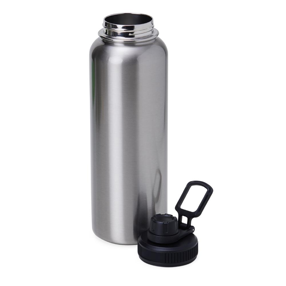 Garrafa térmica 1,2 lt GA1542 na cor Branco, brinde personalizado Sky Brindes