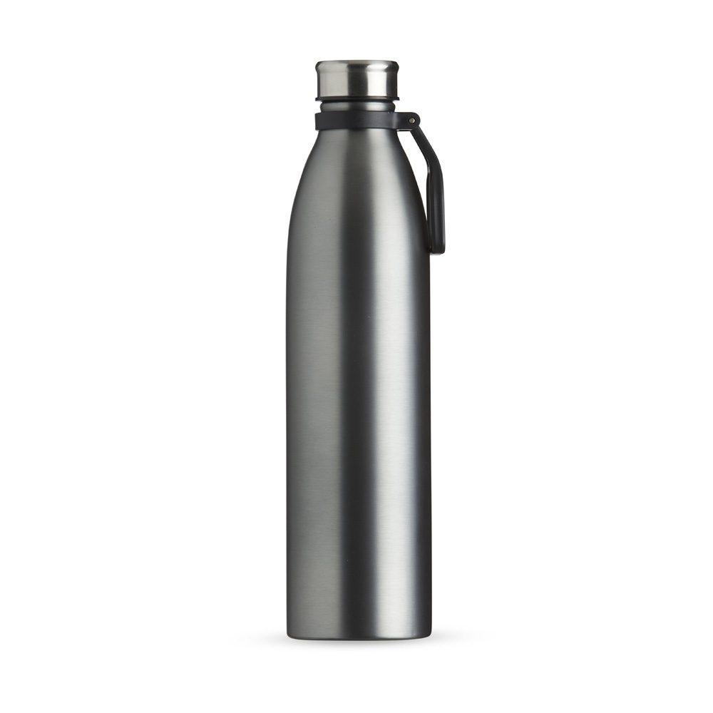 Garrafa Inox 1,1 Litros GA1637 na cor Chumbo, brinde personalizado Sky Brindes