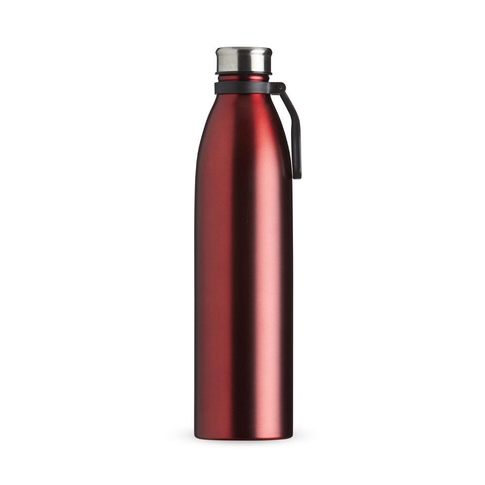 Garrafa Inox 1,1 Litros GA1637 na cor Vermelho, brinde personalizado Sky Brindes