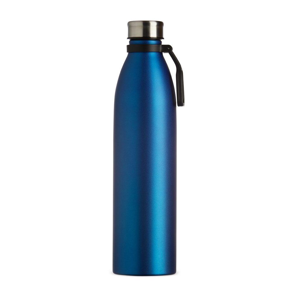 Garrafa Inox 1,1 Litros GA1644 na cor Azul, brinde personalizado Sky Brindes