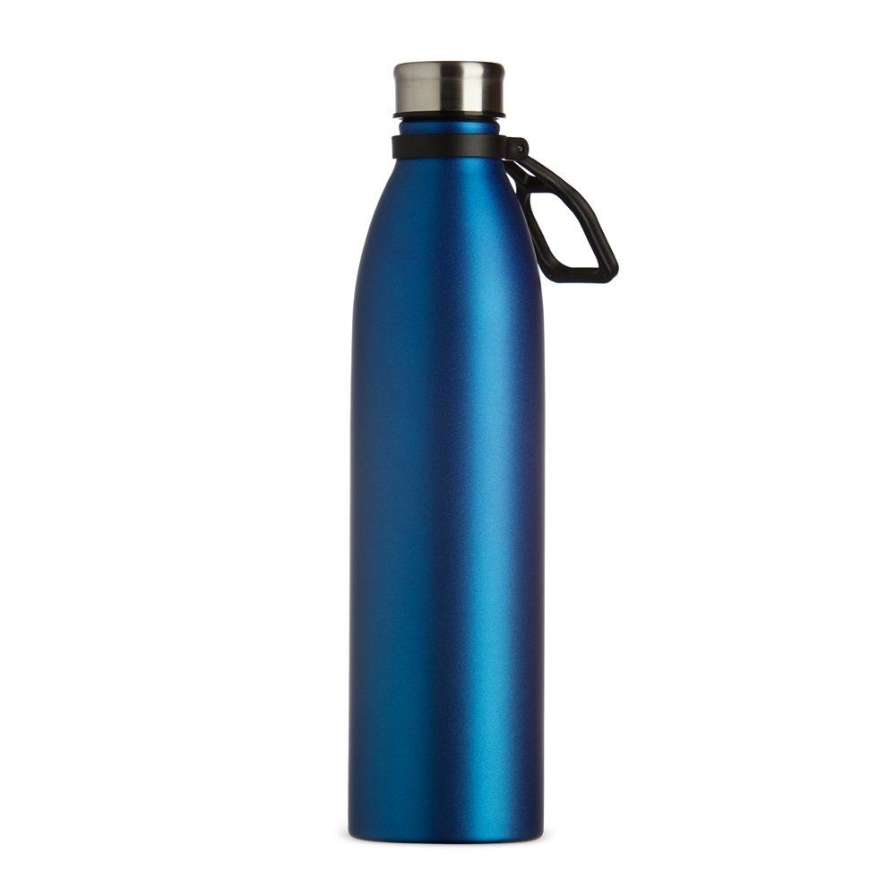 Garrafa Inox 1,1 Litros GA1644 na cor Azul, brinde personalizado Sky Brindes