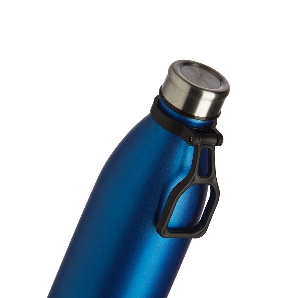 Garrafa Inox 1,1 Litros GA1644 na cor Azul, brinde personalizado Sky Brindes